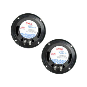 Pyle 4" pair marine black speakers