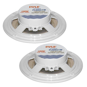 Pyle 5" White waterproof marine spreaker