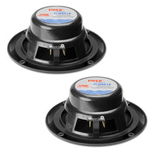 Pyle 6.5" black waterproof marine speaker