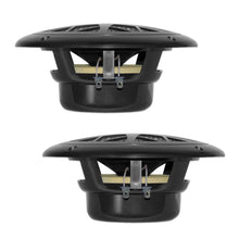 Pyle 6.5" black waterproof marine speaker