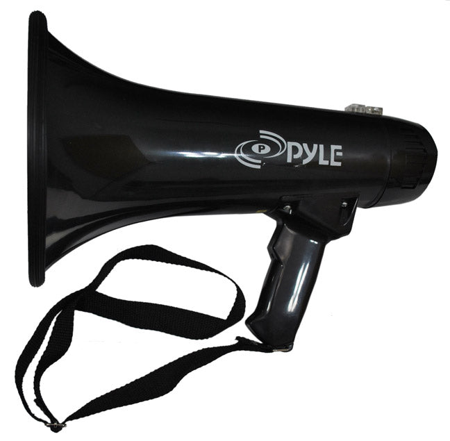 Pyle Pro Megaphone with Siren and 3.5mm Aux Input
