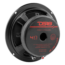 DS18 PRO 6.5" MidBass Loudspeaker 4Ohm Slim Carbon Fiber Water resistant Cone