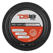 DS18 PRO 6" Midrange Loudspeaker With Bullet 480 Watts Max 4-ohm