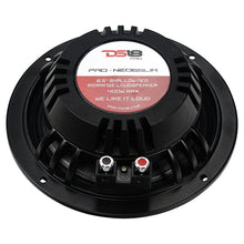 DS18 Pro 6.5" Neodymium Shallow Mount Midrange Speaker 200W RMS/400W Max 4 Ohm (Sold Each)