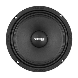 DS18 8" Shallow Mount Mid-Range Speaker 200W RMS/400W Max 4 Ohm
