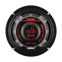 DS18 8" Shallow Mount Mid-Range Speaker 200W RMS/400W Max 8 Ohm