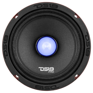 DS18 PRO-X 6.5" Mid-Range Loudspeaker with RGB Light Bullet - 250W RMS/500W Max (Sold Each)