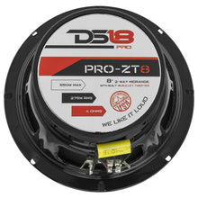 DS18 PRO 8" 2-Way Midrange w/Bullet Tweeter 275W RMS Sold Each