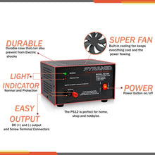 POWER SUPPLY PYRAMID 13.8 VOLT10 AMP