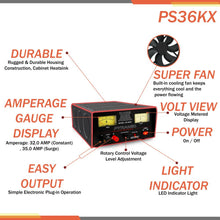 POWER SUPPLY PYRAMID 35 AMP FULLY REGULATED