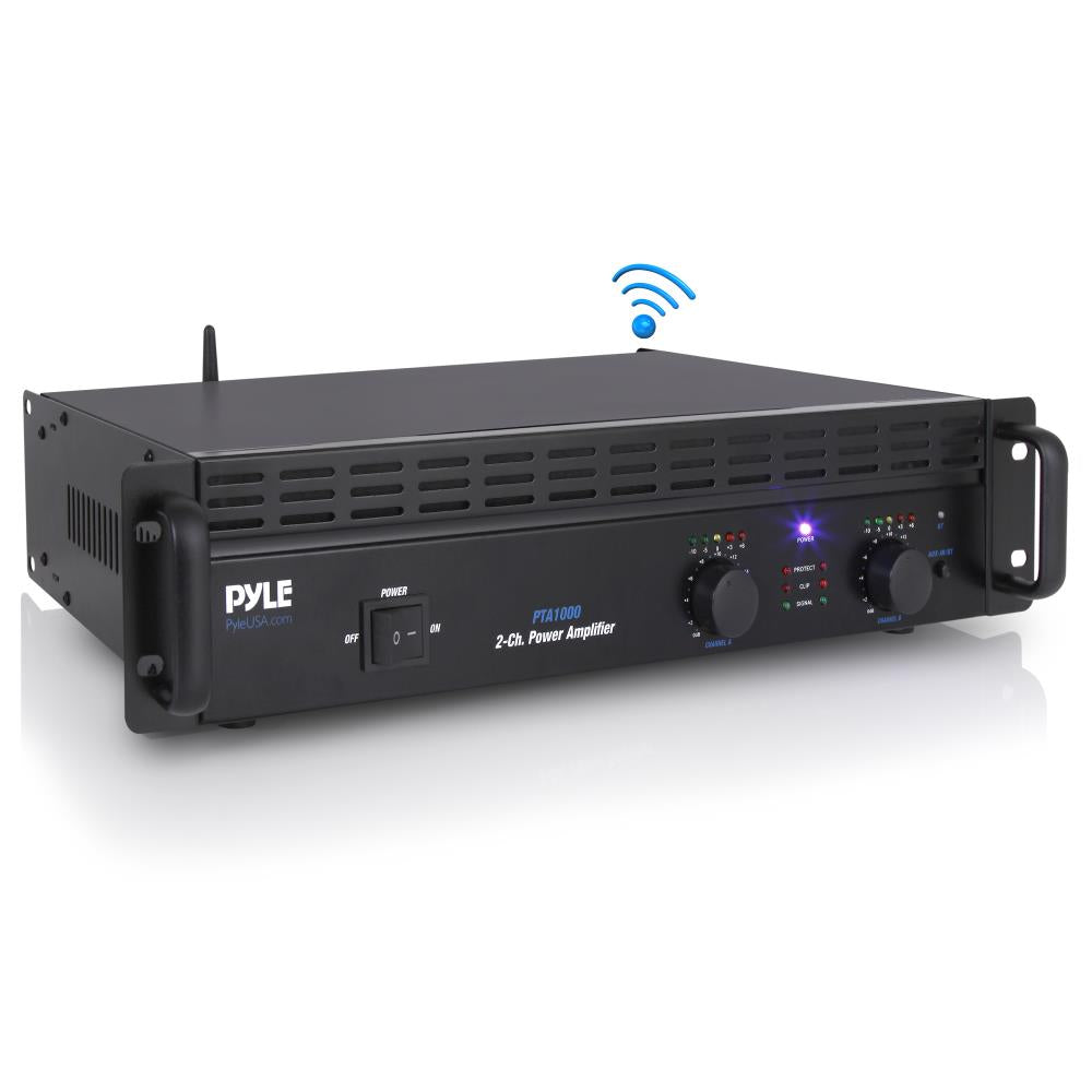 AMPLIFIER PYLE PRO 1000WATT 2 CHANNEL BRGABLE;RACK MOUNT