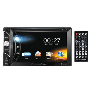 Precision Power 6.2" Double Din DVD Player with Bluetooth Android PhoneLink