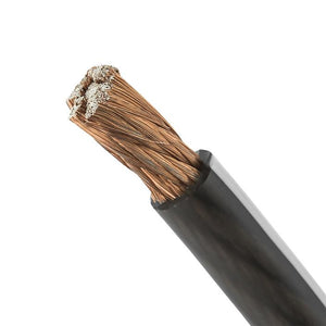 DS18 1/0 Gauge high quality black power cable 50 ft. roll
