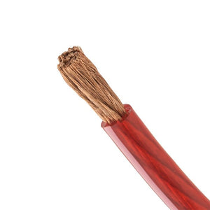 DS18 4-GA Ultra Flex CCA Ground Power Cable 100' Red