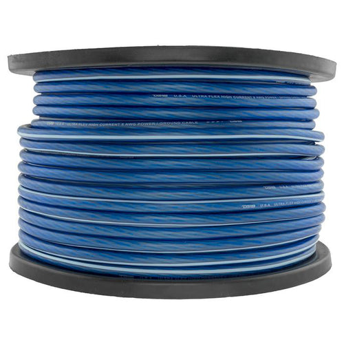 DS18 8-GA Ultra Flex CCA Ground Power Cable 250' Blue