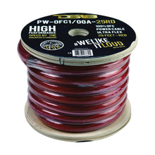 DS18 1/0-GA Ultra Flex 100% OFC Ground Power Cable 25' RED