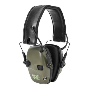 Howard Leight Impact Sport Electronic Earmuff - OD Green
