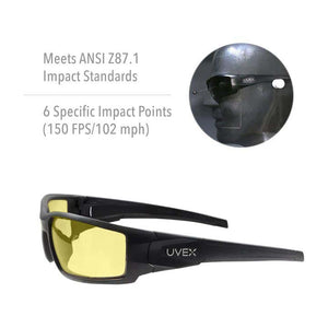 Howard Leight Hypershock Uvextreme Plus Anti-Fog Coating - Amber Lens