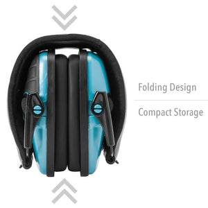 Howard Leight Impact Sport Electronic Earmuff - Teal Blue
