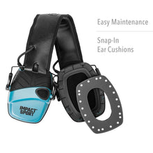 Howard Leight Impact Sport Electronic Earmuff - Teal Blue