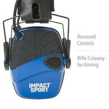 Howard Leight Impact Sport Electronic Earmuff - Blue