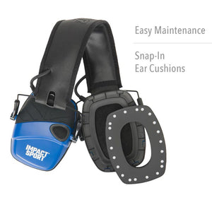Howard Leight Impact Sport Electronic Earmuff - Blue