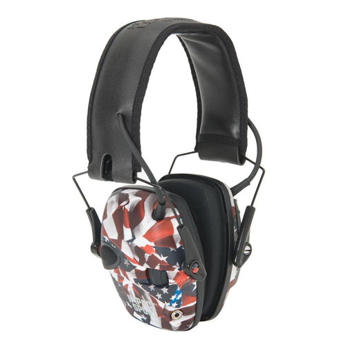 Howard Leight Impact Sport Electronic Earmuff - Classic One Nation Flag