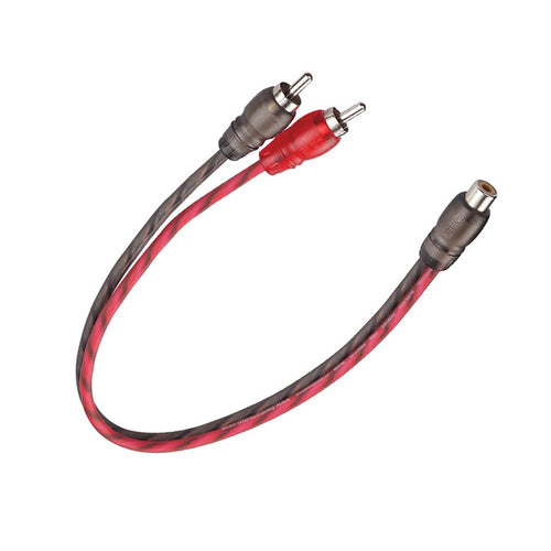 DS18 Rca Ultra Flex Y Connector 1 Female/2 Male