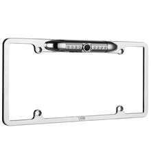 DS18 LICENSE PLATE FRAME REARVIEW CAMERA SILVER