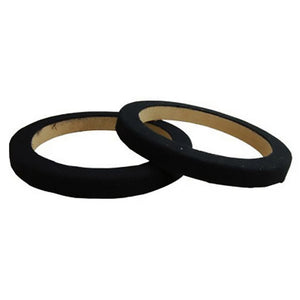 Nippon 6.5" Wood Speaker ring with black carpet Sold in Pairs