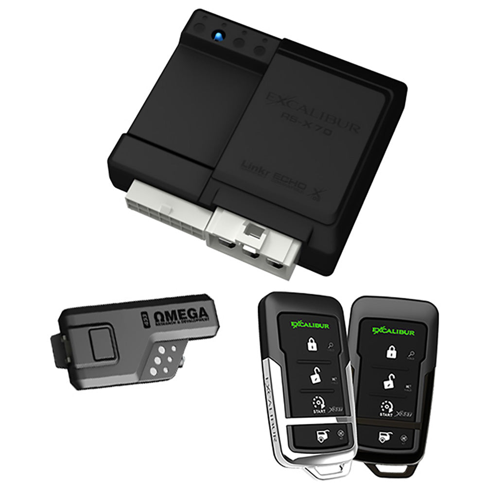 Excalibur 3000 Feet 4-Button Remote Start Keyless Entry System