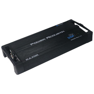 Power Acoustik Compact 4 Channel Amplifier with Built-in DSP 1000W RMS/2000W MAX