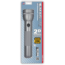 MAGLITE Xenon 2-Cell D Flashlight Gray