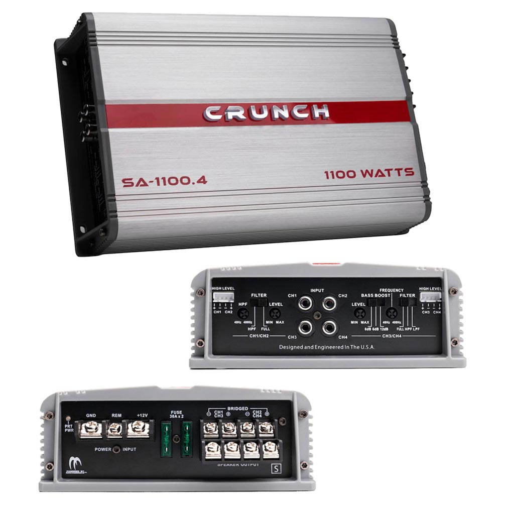 Crunch Smash Amplifier 4 Channel 1100 Watts