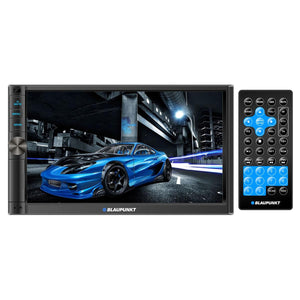 Blaupunkt 7″ Double DIN MECHLESS Fixed Face Touchscreen Receiver with PhoneLink Bluetooth USB/SD I