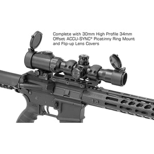 UTG 1-8X28 30mm MRC Scope IE BG4 Reticle with ACCU-SYNC