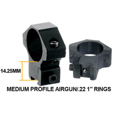 UTG 4X32 1 Hunter Scope Mil-dot Airgun Rings Adj 35 Yds
