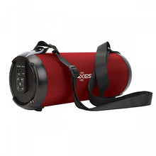 Axess 3" Bluetooth Portable Speaker with LED Lights & SD/USB Inputs - Red