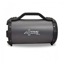 Axess 6" Bluetooth Portable Speaker with Mic/SD/USB Inputs - Black
