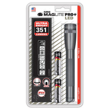 MAGLITE Pro Plus LED 2-Cell AA Mini Flashlight Gray