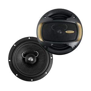 SoundStream Hi End 6.5" 2-way Speaker 90W RMS Silk Dome Tweeter Fiberglass Cone