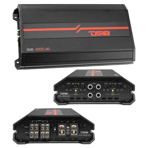 DS18 4 Channel Amplifier 1720W RMS/4000W MAX - Black