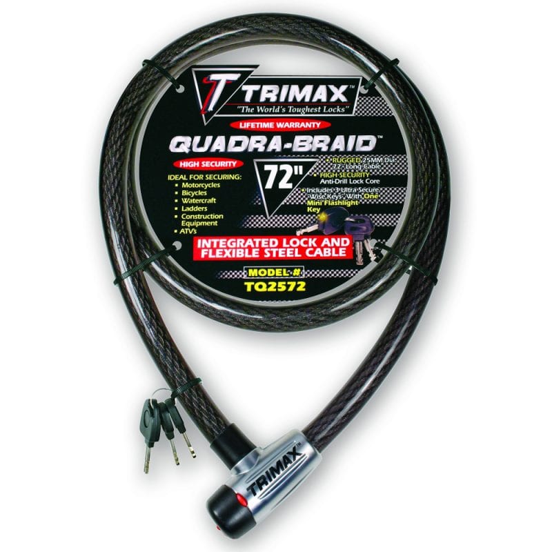 Trimax Trimaflex Integrated Keyed Cable Lock 72L X 25Mm