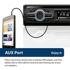 Blaupunkt Toronto Single-Din Mechless Bluetooth Receiver