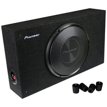 Pioneer Single 10" Shallow Mount Pre-Loaded Enclosure - 1200 Watts 2ohm