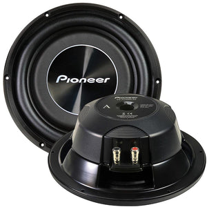 Pioneer 10" Shallow Mount Woofer 4 Ohm 1200 Watt Max car stereo subwoofer
