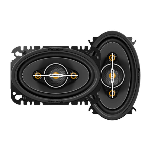 Pioneer 4x6″ 4-Way Full Range Speakers (Shallow Mount) - 210 Watts Max / 30 RMS (Pair)