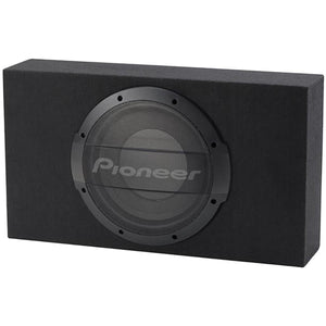 Pioneer Single 10″ Amplified Subwoofer Shallow Enclosure - 1200 Watts Max