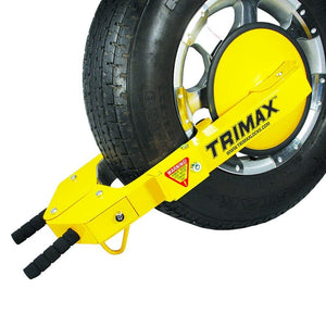Trimax Adjustable Wheel Lock Fits Nearly All 10 - 18 Wheels