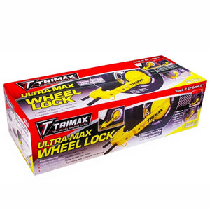 Trimax Adjustable Wheel Lock Fits Nearly All 10 - 18 Wheels